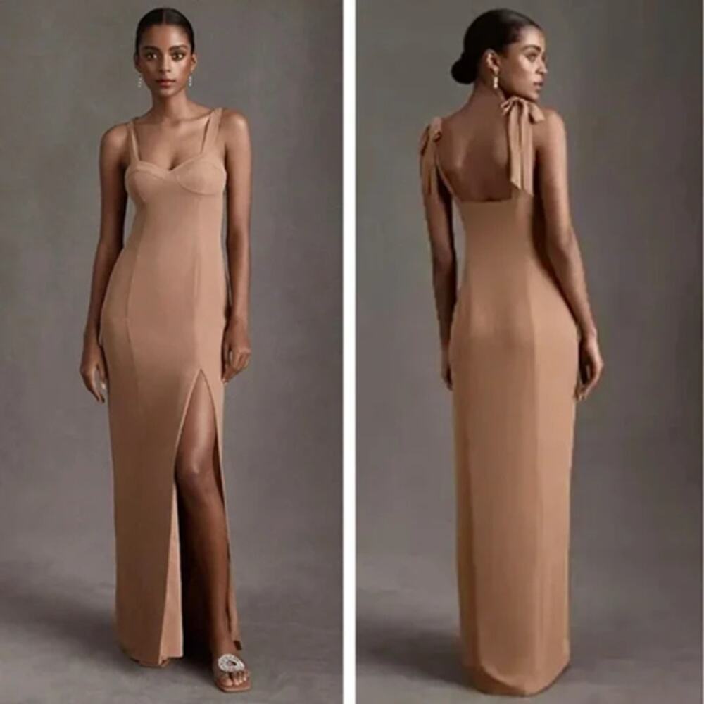 BHLDN Antonia Georgette Dress Sienna Size 14 NWT